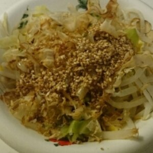 キャベツともやしの温野菜